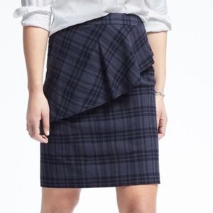 Banana Republic Asymmetric Peplum Skirt